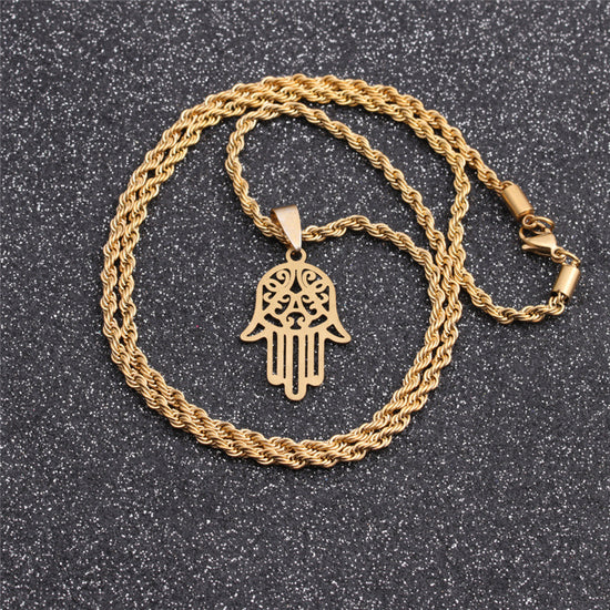 Liyana Hamsa Necklace