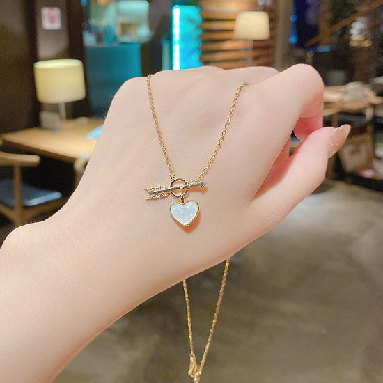 Ava Arrow And Heart Necklace